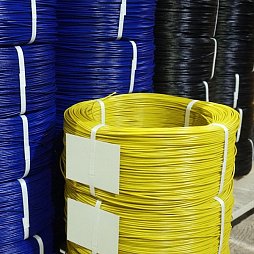 Проволока с полимерным покрытием